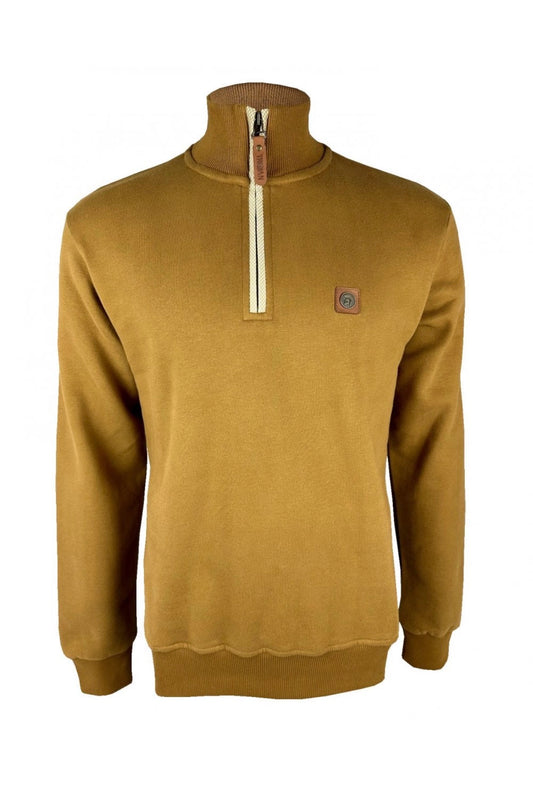 Trojan Quarter Zip Jacquard