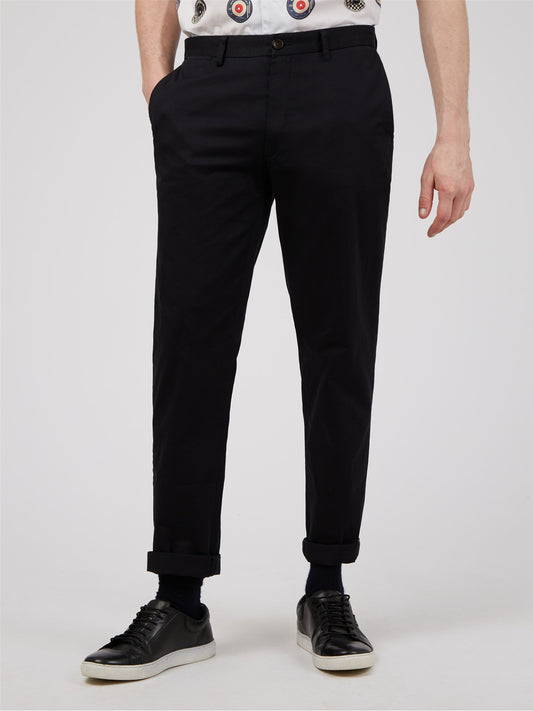Ben Sherman Signature Slim Stretch Chinos in Black