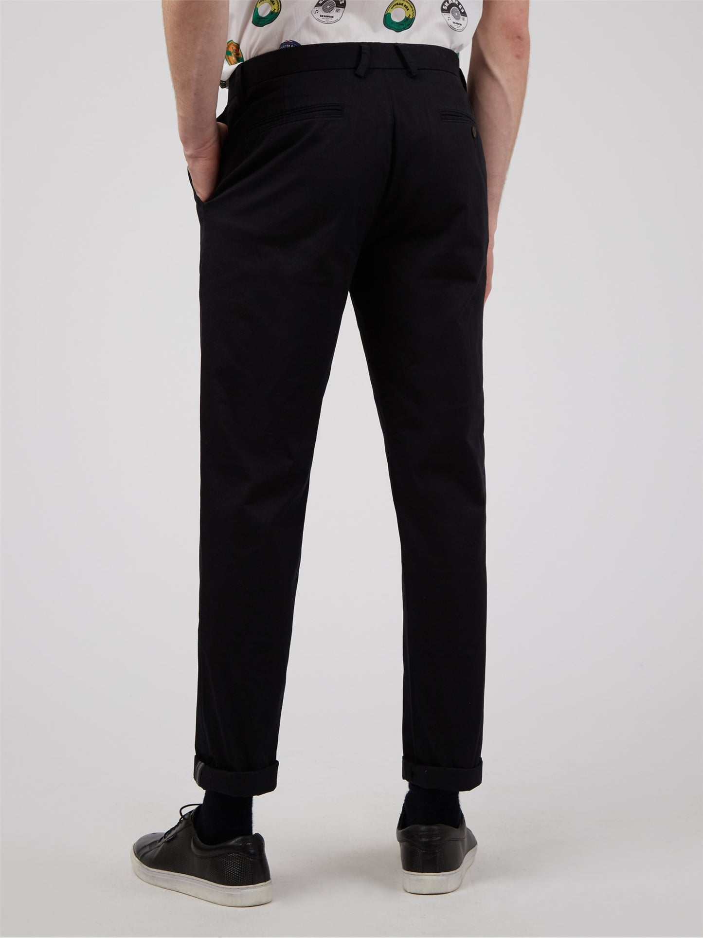 Ben Sherman Signature Slim Stretch Chinos in Black