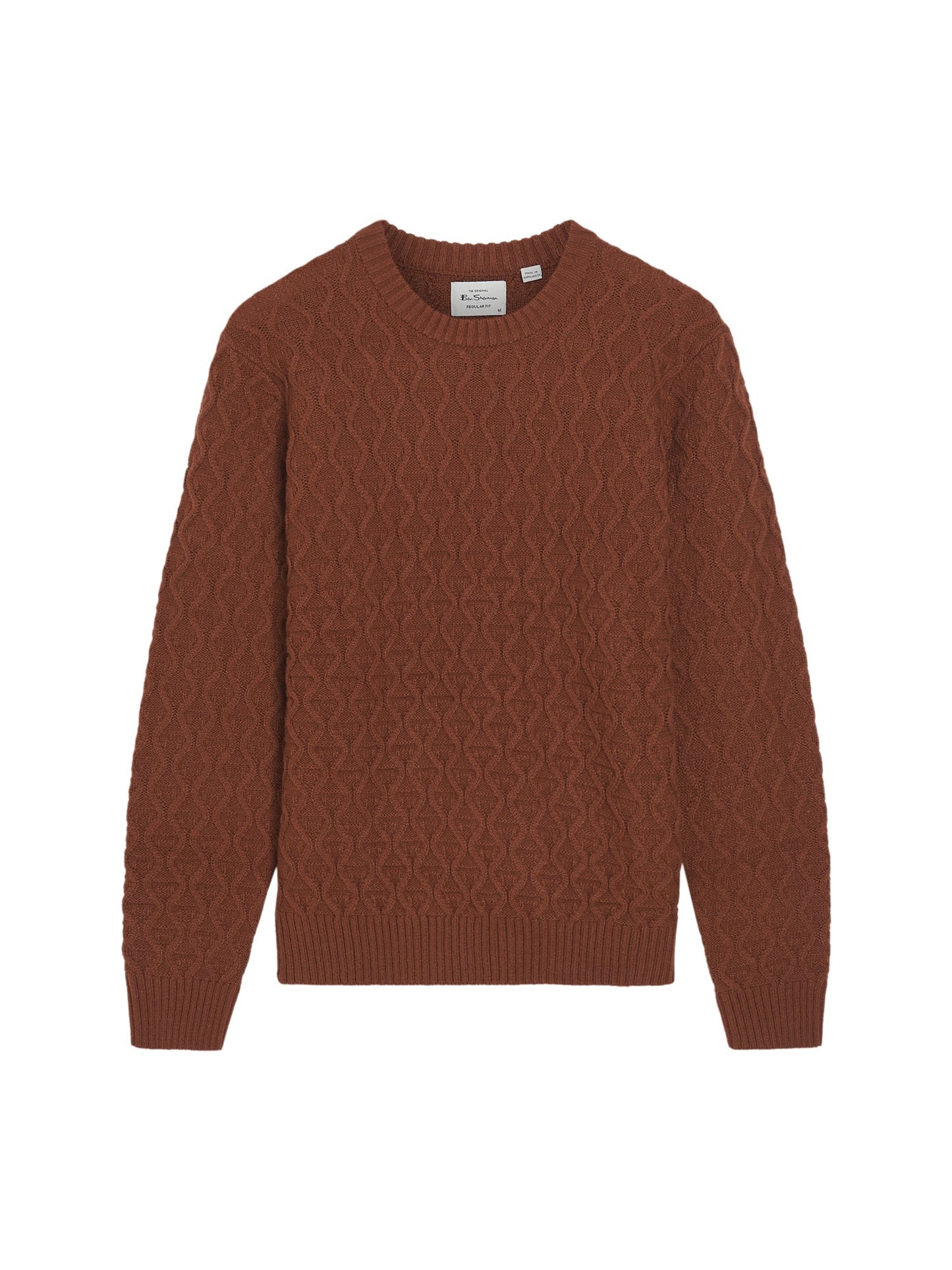 Ben Sherman Cable Texture Crew